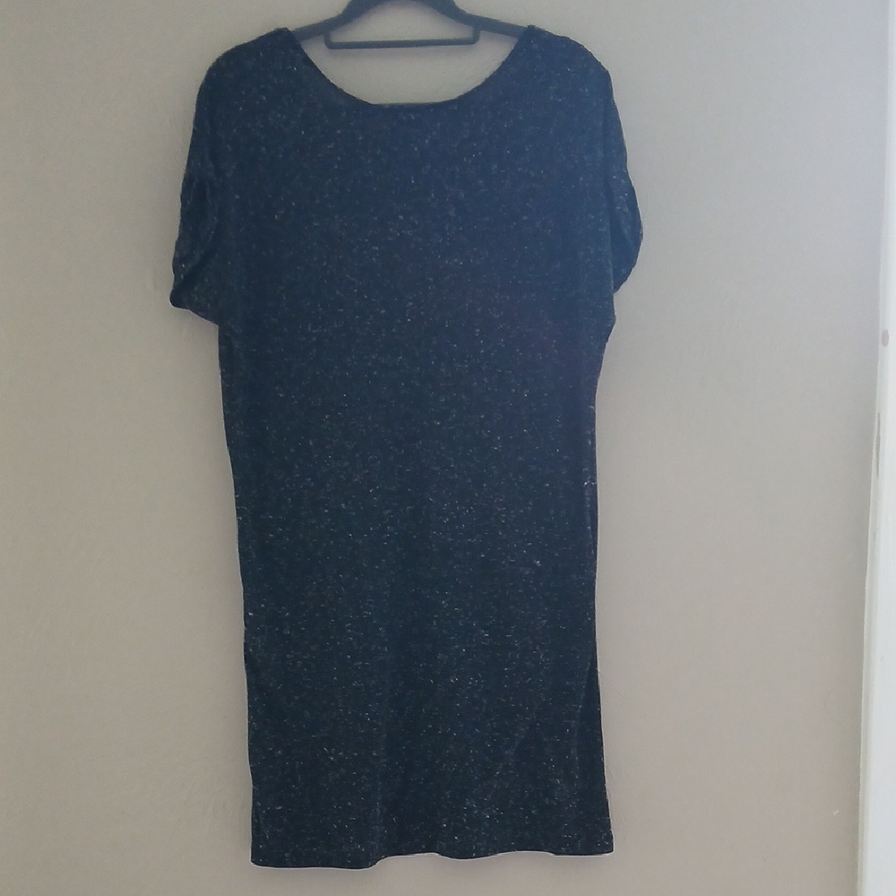 Topshop Black Tee‎ with Gold Graphic Sz 10 - Picture 4 of 4